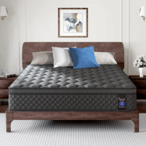 Viscountess Black 14 inch King Mattress Gel Memory Foam
